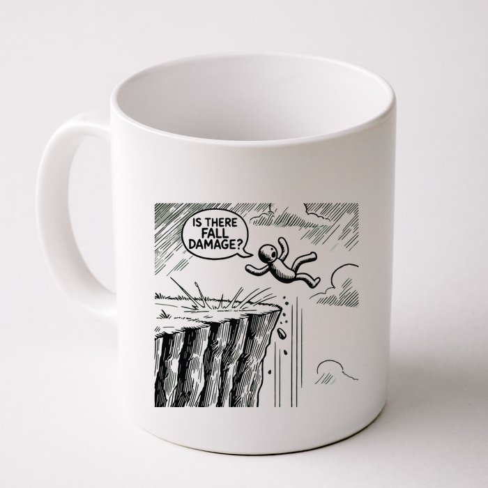 Gravity Test Funny Gamer Is There Fall Damage Mug