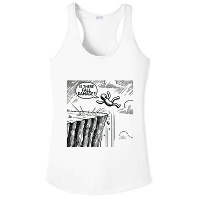 Gravity Test Funny Gamer Is There Fall Damage Ladies PosiCharge Competitor Racerback Tank