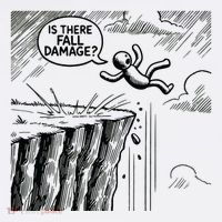 Gravity Test Funny Gamer Is There Fall Damage Magnet