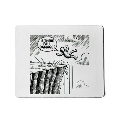 Gravity Test Funny Gamer Is There Fall Damage Mousepad