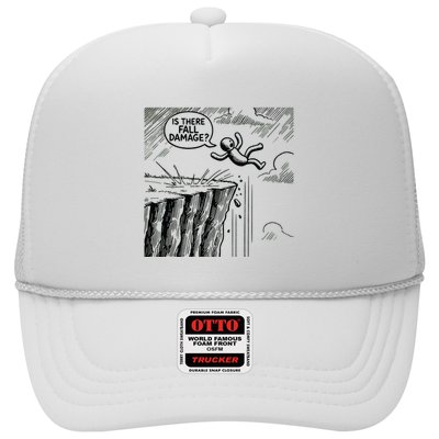 Gravity Test Funny Gamer Is There Fall Damage Trucker Hat