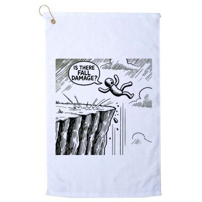 Gravity Test Funny Gamer Is There Fall Damage Golf Towel