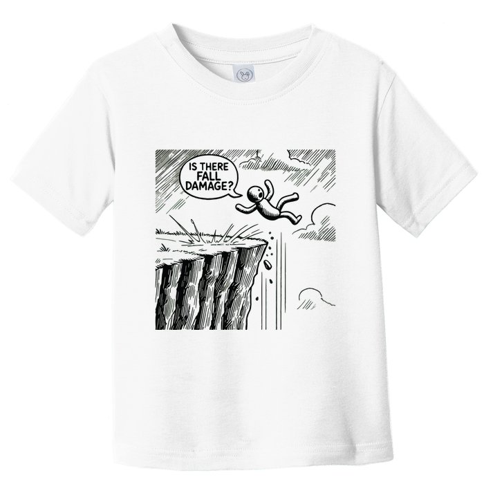 Gravity Test Funny Gamer Is There Fall Damage Toddler T-Shirt