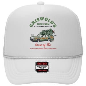 Griswold’s Tree Farm A Christmas Tradition Shirt Griswold’s Tree Farm Christmas High Crown Mesh Back Trucker Hat