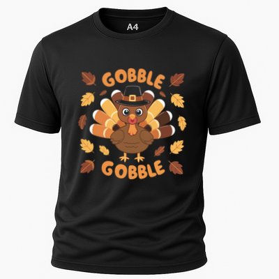 Gobble Turkey Fall Autumn Thanksgiving Performance Shirt