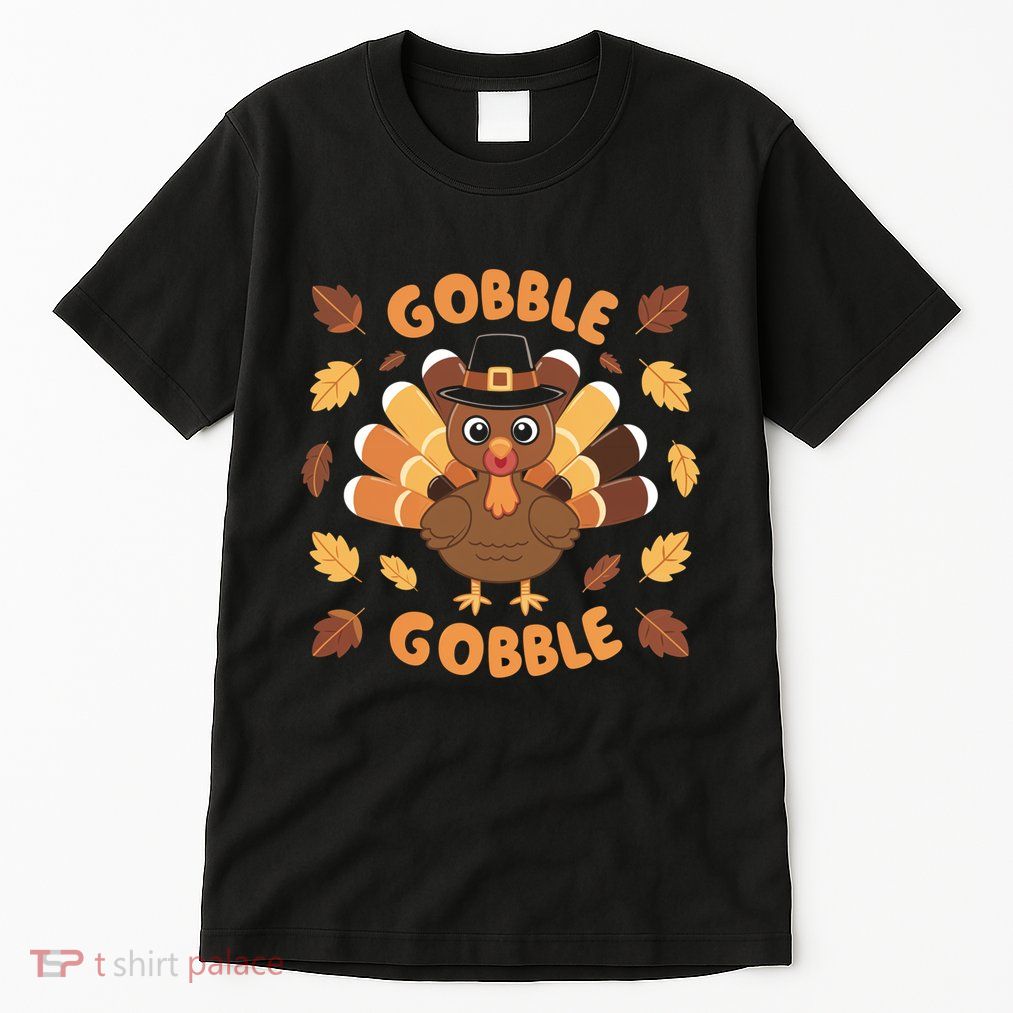 Gobble Turkey Fall Autumn Thanksgiving Tall T-Shirt