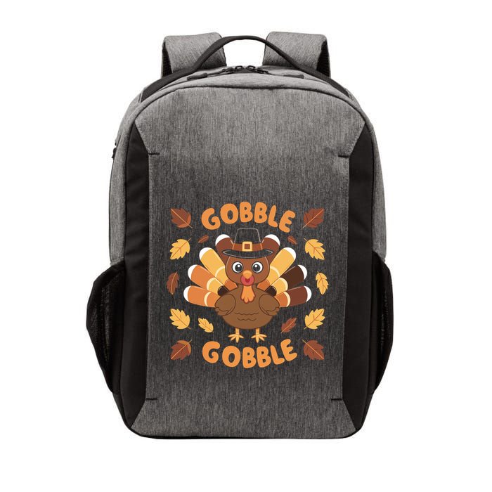 Gobble Turkey Fall Autumn Thanksgiving Vector Backpack