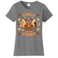 Gobble Turkey Fall Autumn Thanksgiving Women's T-Shirt