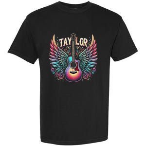 Groovy Taylor First Name Personalized 80s Garment-Dyed Heavyweight T-Shirt