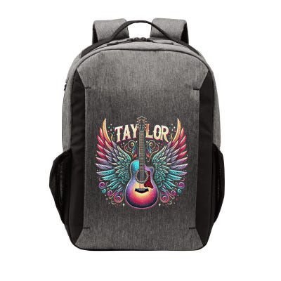 Groovy Taylor First Name Personalized 80s Vector Backpack