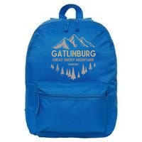 Gatlinburg Tennessee Funny Gift Great Smoky Mountains Souvenir 16 in Basic Backpack