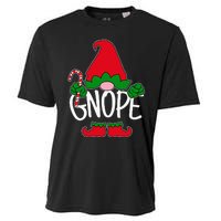 Gnope Tomte Garden Gnome Scandinavian Sweden Nope Not Today Cooling Performance Crew T-Shirt