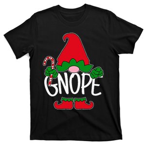 Gnope Tomte Garden Gnome Scandinavian Sweden Nope Not Today T-Shirt