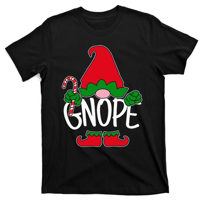 Gnope Tomte Garden Gnome Scandinavian Sweden Nope Not Today T-Shirt