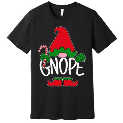 Gnope Tomte Garden Gnome Scandinavian Sweden Nope Not Today Premium T-Shirt