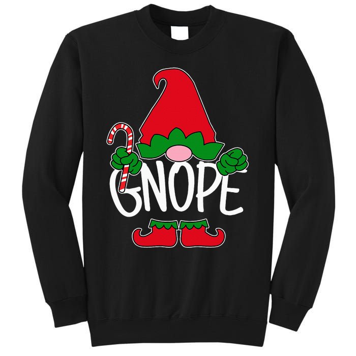 Gnope Tomte Garden Gnome Scandinavian Sweden Nope Not Today Tall Sweatshirt