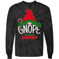 Gnope Tomte Garden Gnome Scandinavian Sweden Nope Not Today Tie-Dye Long Sleeve Shirt