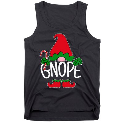 Gnope Tomte Garden Gnome Scandinavian Sweden Nope Not Today Tank Top