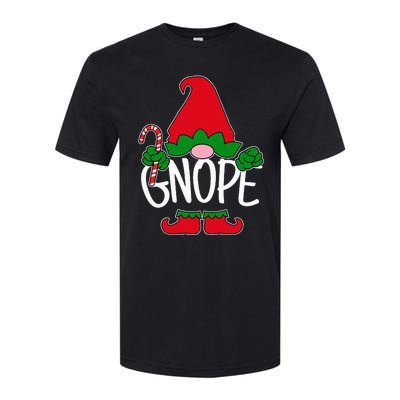 Gnope Tomte Garden Gnome Scandinavian Sweden Nope Not Today Softstyle CVC T-Shirt