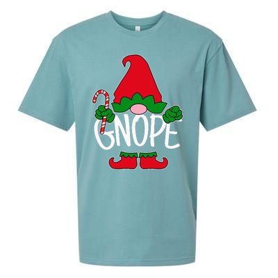 Gnope Tomte Garden Gnome Scandinavian Sweden Nope Not Today Sueded Cloud Jersey T-Shirt