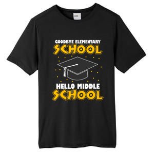 graduate Tee Goodbye Elementary Hello Middle School Tall Fusion ChromaSoft Performance T-Shirt