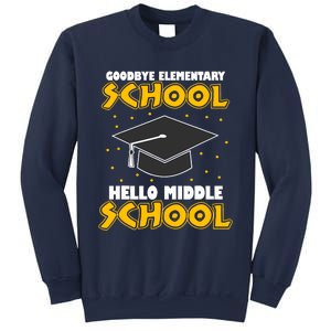 graduate Tee Goodbye Elementary Hello Middle School Sweatshirt