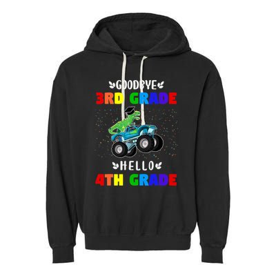 Goodbye Third Grade Hello Fourth Grade Garment-Dyed Fleece Hoodie
