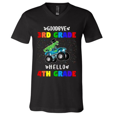 Goodbye Third Grade Hello Fourth Grade V-Neck T-Shirt