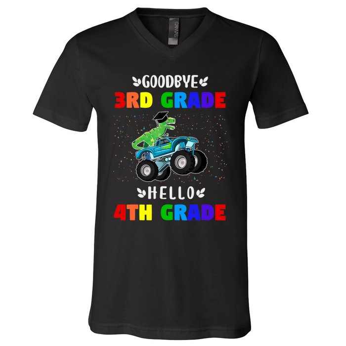 Goodbye Third Grade Hello Fourth Grade V-Neck T-Shirt