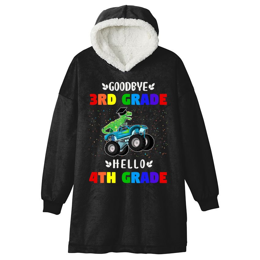 Goodbye Third Grade Hello Fourth Grade Hooded Wearable Blanket