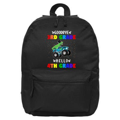 Goodbye Third Grade Hello Fourth Grade 16 in Basic Backpack