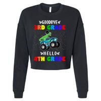 Goodbye Third Grade Hello Fourth Grade Cropped Pullover Crew