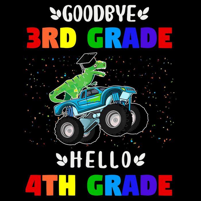 Goodbye Third Grade Hello Fourth Grade Cropped Pullover Crew