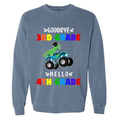 Goodbye Third Grade Hello Fourth Grade Garment-Dyed Sweatshirt