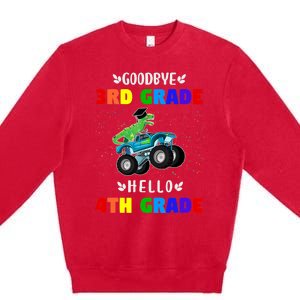 Goodbye Third Grade Hello Fourth Grade Premium Crewneck Sweatshirt