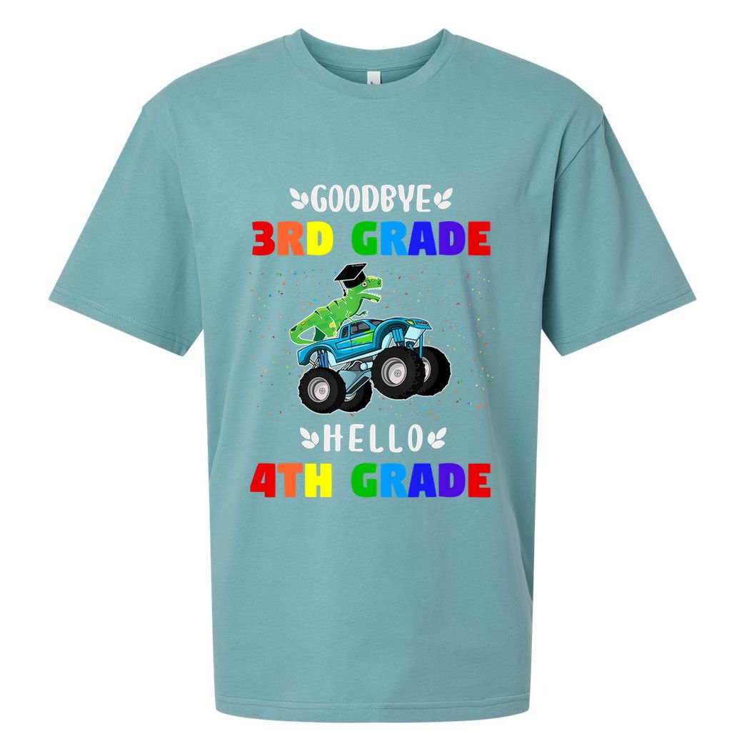 Goodbye Third Grade Hello Fourth Grade Sueded Cloud Jersey T-Shirt
