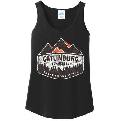 Gatlinburg Tennessee Great Smoky Mountains Souvenir Ladies Essential Tank