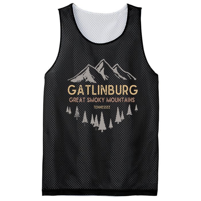 Gatlinburg Tennessee Great Smoky Mountains Souvenir Mesh Reversible Basketball Jersey Tank