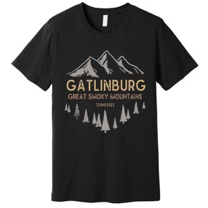 Gatlinburg Tennessee Great Smoky Mountains Souvenir Premium T-Shirt