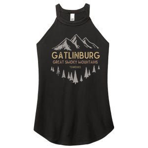 Gatlinburg Tennessee Great Smoky Mountains Souvenir Women's Perfect Tri Rocker Tank