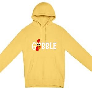 Gobble Thanksgiving Premium Pullover Hoodie