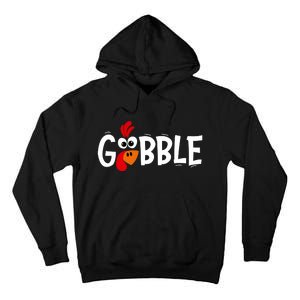 Gobble Thanksgiving Tall Hoodie