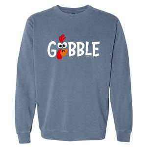 Gobble Thanksgiving Garment-Dyed Sweatshirt