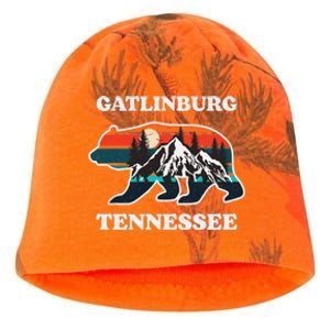 Gatlinburg Tennessee Great Smoky Mountains Bear Souvenir Kati - Camo Knit Beanie