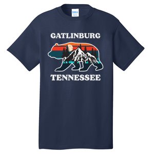 Gatlinburg Tennessee Great Smoky Mountains Bear Souvenir Tall T-Shirt