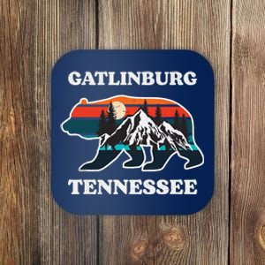 Gatlinburg Tennessee Great Smoky Mountains Bear Souvenir Coaster