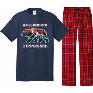 Gatlinburg Tennessee Great Smoky Mountains Bear Souvenir Pajama Set