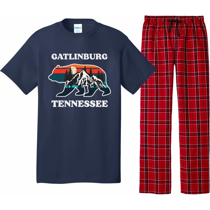 Gatlinburg Tennessee Great Smoky Mountains Bear Souvenir Pajama Set