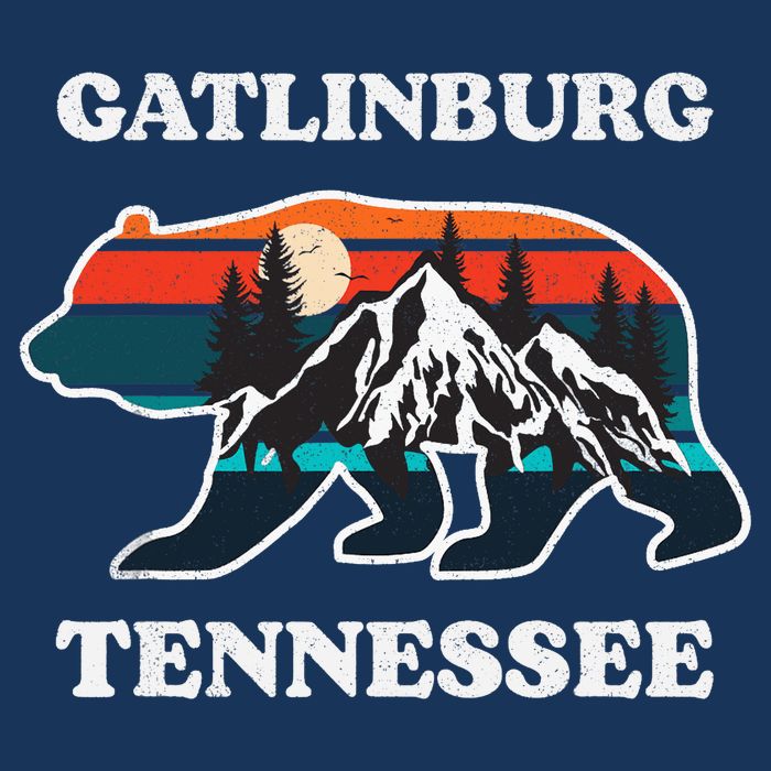 Gatlinburg Tennessee Great Smoky Mountains Bear Souvenir 16 in Basic Backpack