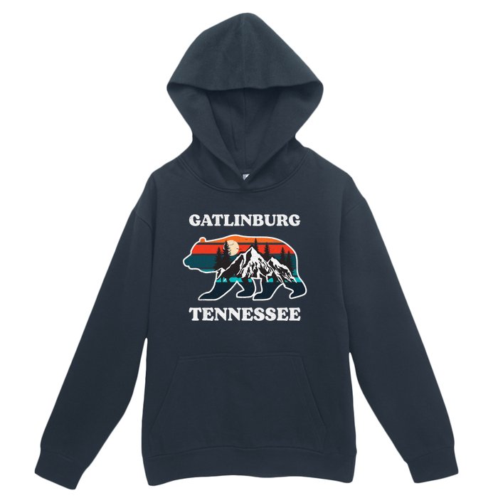 Gatlinburg Tennessee Great Smoky Mountains Bear Souvenir Urban Pullover Hoodie